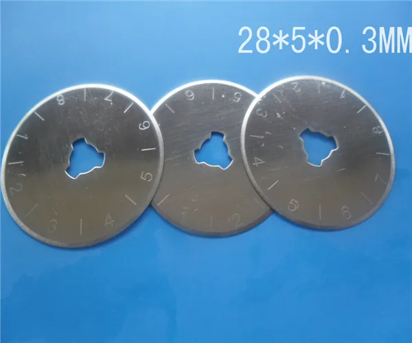 Вращающееся режущее лезвие 28 мм высокоскоростной стальной материал 100 шт./лот |