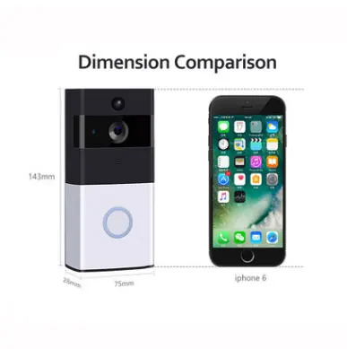 Безопасности дюймов 7 Цвет сенсорная кнопка видео телефон двери дверные звонки