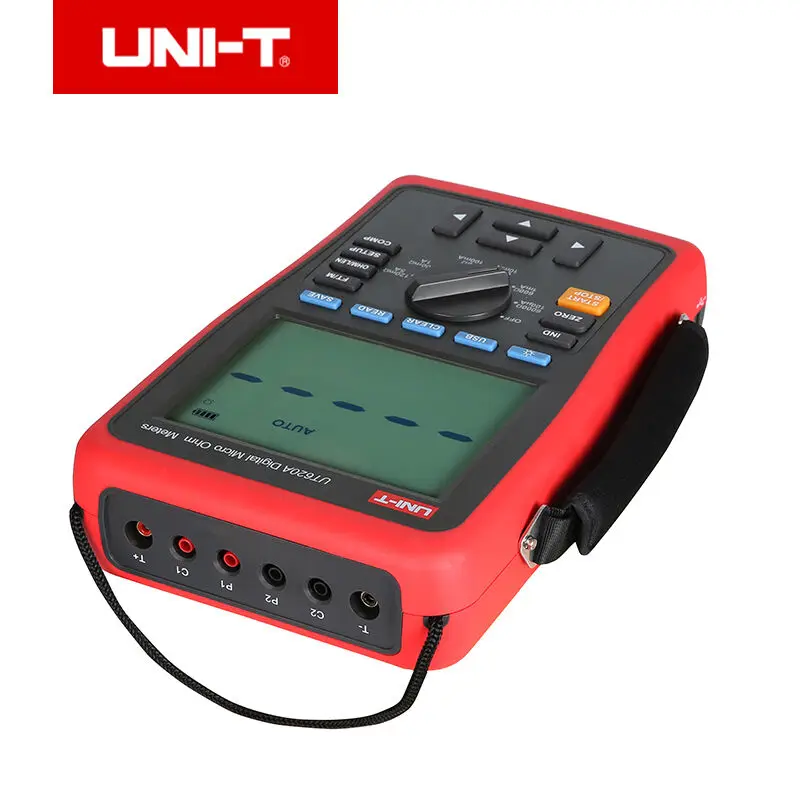 UNI-T UT620A цифровой микро ом метр; ручной диапазон DC низкое сопротивление тестер, хранение данных/USB Передача данных/Удержание данных