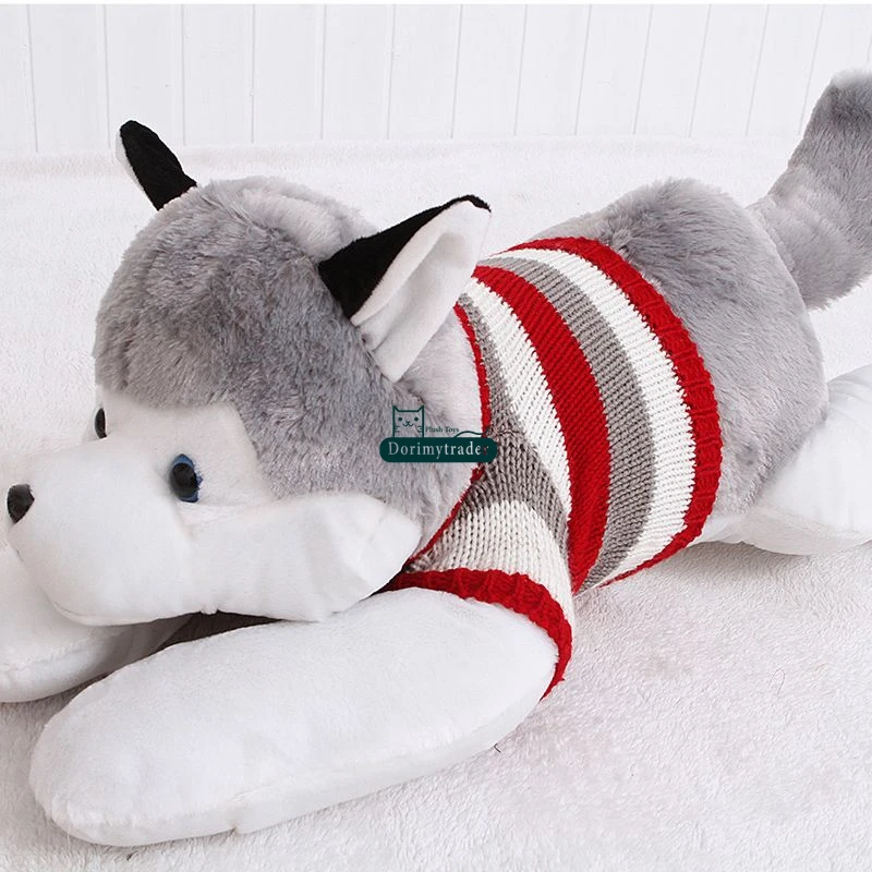 

Dorimytrader Big Simulated Animal Husky Dog Plush Toy Giant Cartoon Dogs Stuffed Doll Pillow Baby Gift Decoration 39inch 100cm