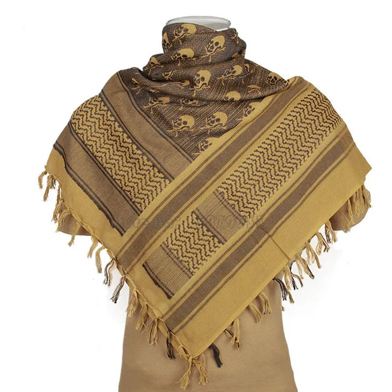 Многофункциональный военный шарф Keffiyeh из 100% хлопка шемаг Арабская бандана|Шарфы|