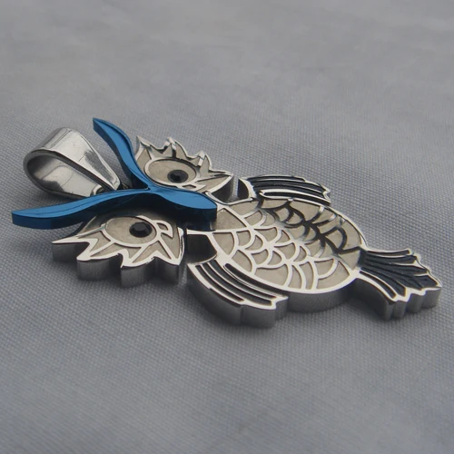 Модные мужские/женские ожерелья и подвески из нержавеющей стали 316L с фианитом