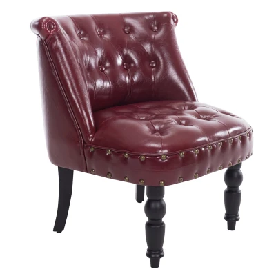 wine red PU Продвижение подъемных сидений, одноместный диван, кресло, скандинавский мини-спальня, кофейня, двойной индивидуальный балкон, молочный чай, американский маленький - Цвет: wine red PU