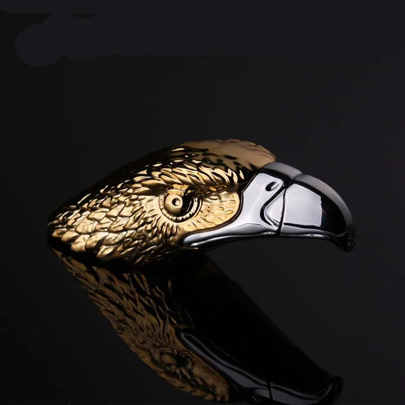 Металлическая зажигалка компактная мини креативная винтажная с орлом гаджеты