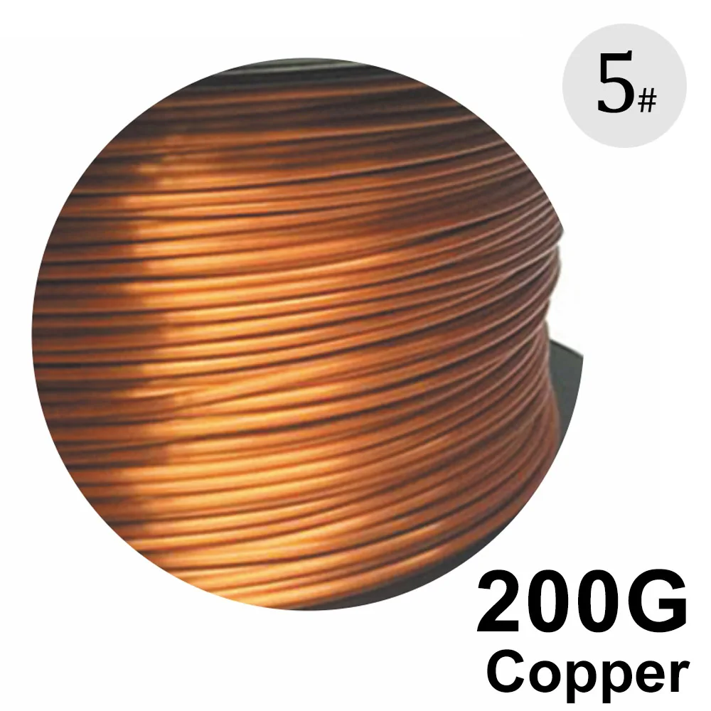 Copper Noulei 200 г 3D принтер нить блестящая Pla 1,75 мм шелковистый насыщенный блеск 24 цвета 3D шелковая печать материал - Цвет: Copper