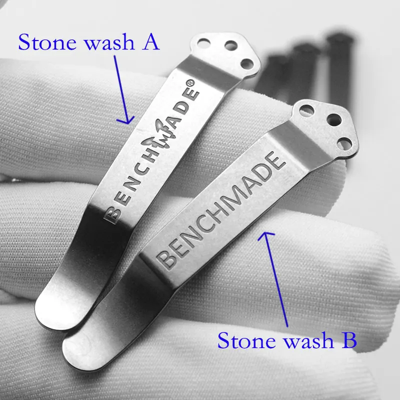 Stone wash A Высокое качество Tc4 титановый сплав задний карманный нож зажим Zt для бабочки 551 ZT0620 0630 EM нож - Цвет: Stone wash A