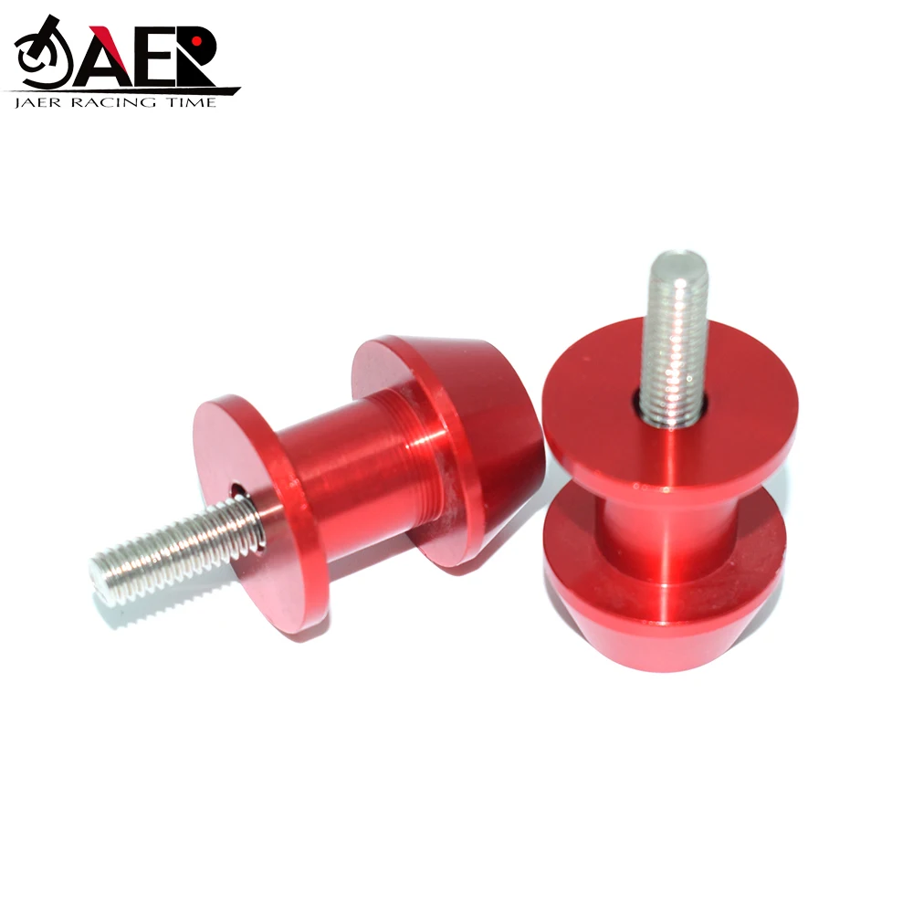 JEAR Motorcycle Aluminum 6MM Red Swingarm Spools Slider Stand Screws for Yamaha YZF R3 R25 MT03 FZ6R FZ8 YZF600R | Автомобили и