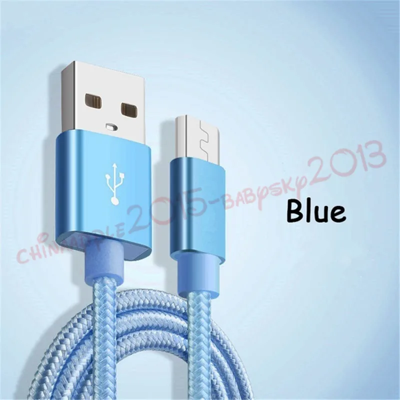 Кабель зарядный OD5.0 Type c с Micro usb разъемом Плетеный текстильный кабель для