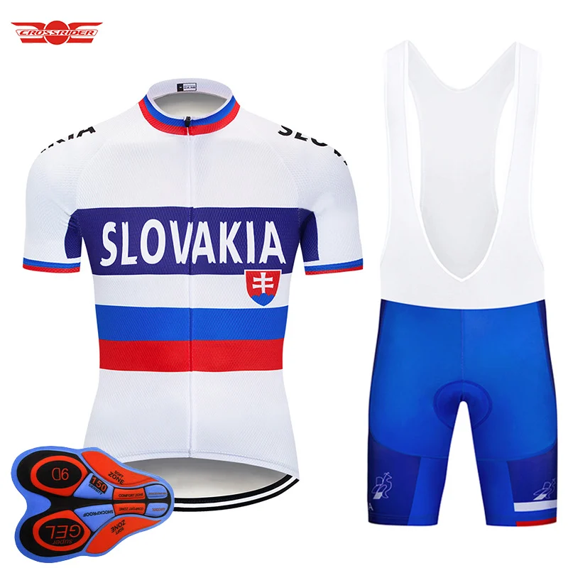 Crossrider Pro Team vakia Велоспорт Джерси набор MTB Форма велосипед велосипедная одежда Мужская короткая Майо трико кюлот