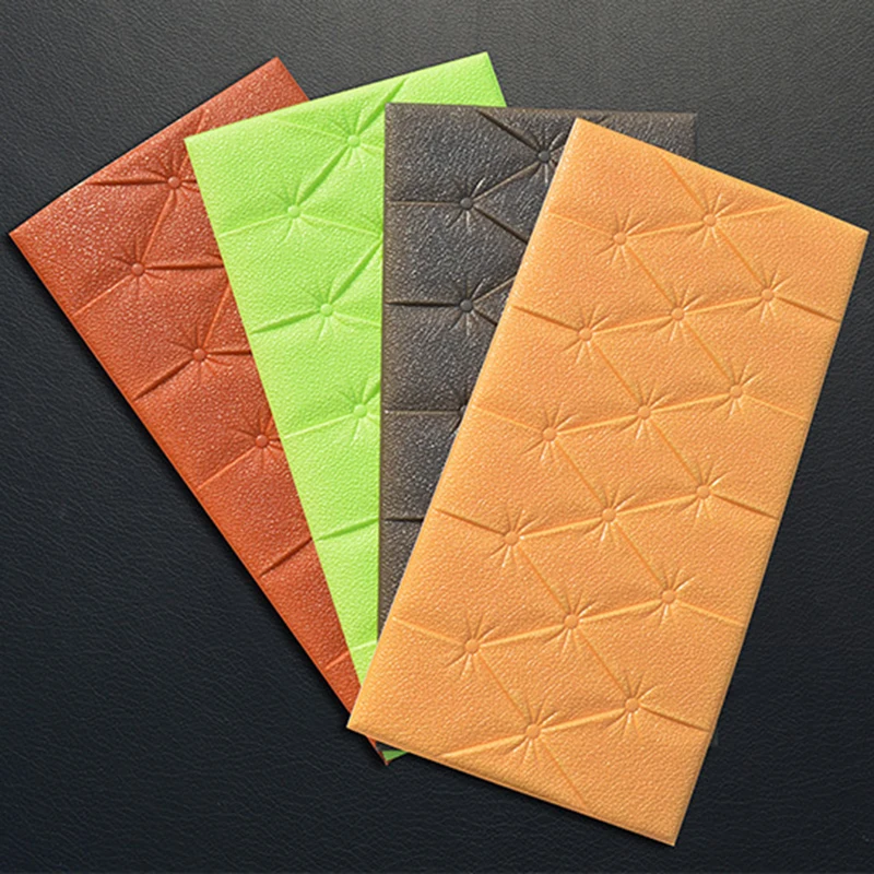 3D ПЭ пена кожа резной мягкий чехол стикер на стену для детей безопасность 30*60 см