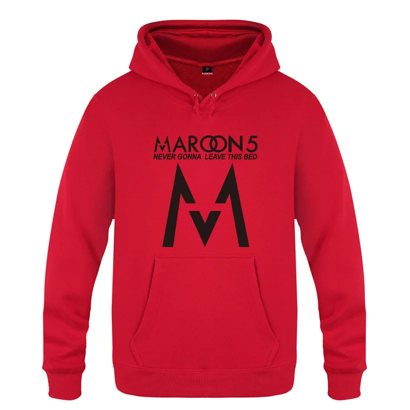 Рок-группы Maroon 5 толстовки для мужчин в стиле хип-хоп флисовый пуловер с длинными