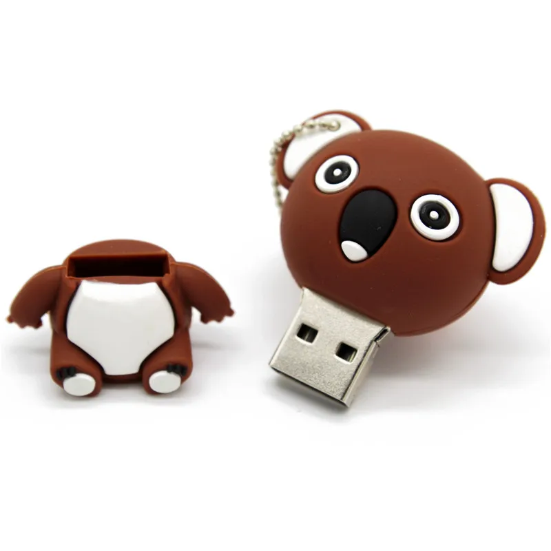 Usb флеш накопитель pendriveCute animal koala U disk4GB 8GB 16GB 32GB 64GBUSB 2 0|USB флэш-накопители| |