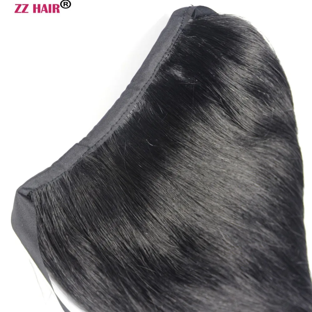 ZZHAIR 60 г 16 20 дюймов лента для прически конский хвост наращивание человеческих