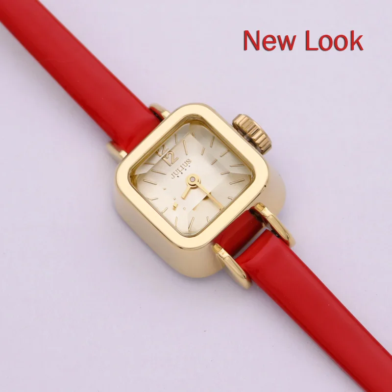 Женские кварцевые часы в японском стиле изящные модные с браслетом из кожи милые