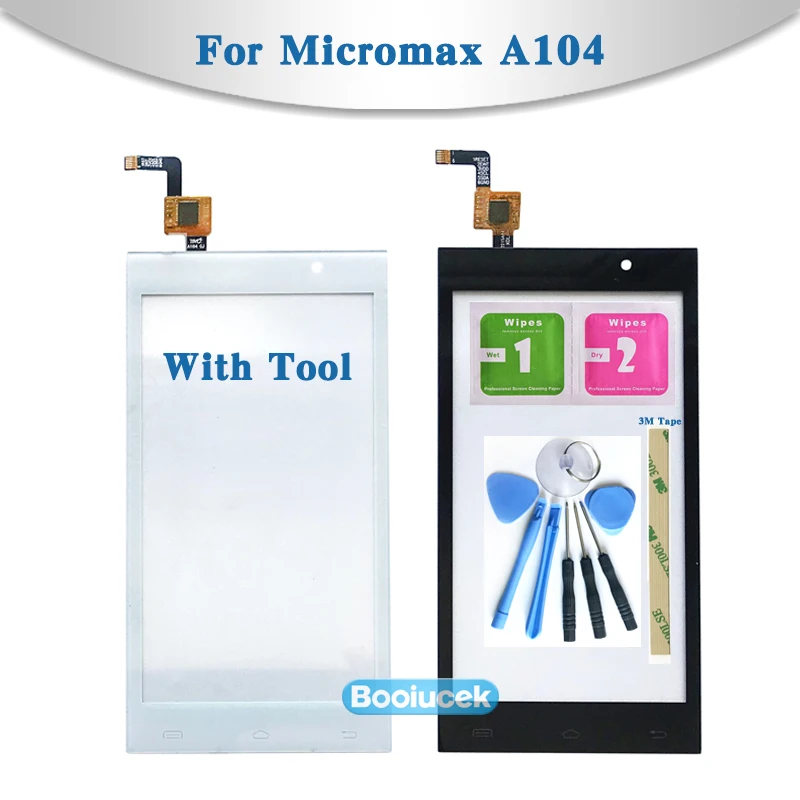 Высокое качество 4 5 &quotдля Micromax A104 Canvas Fire 2 Сенсорный экран дигитайзер сенсор