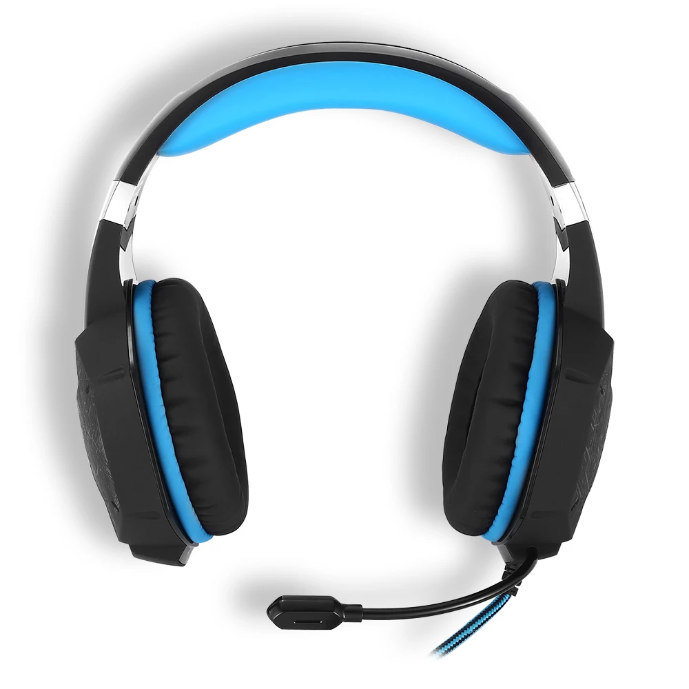 Игровые наушники KOTION G1000 Игровые наушники для компьютера профессиональный проводной 3,5 мм светодиодный бас стерео гарнитура с микрофоном для портативных ПК Ps4 Pro