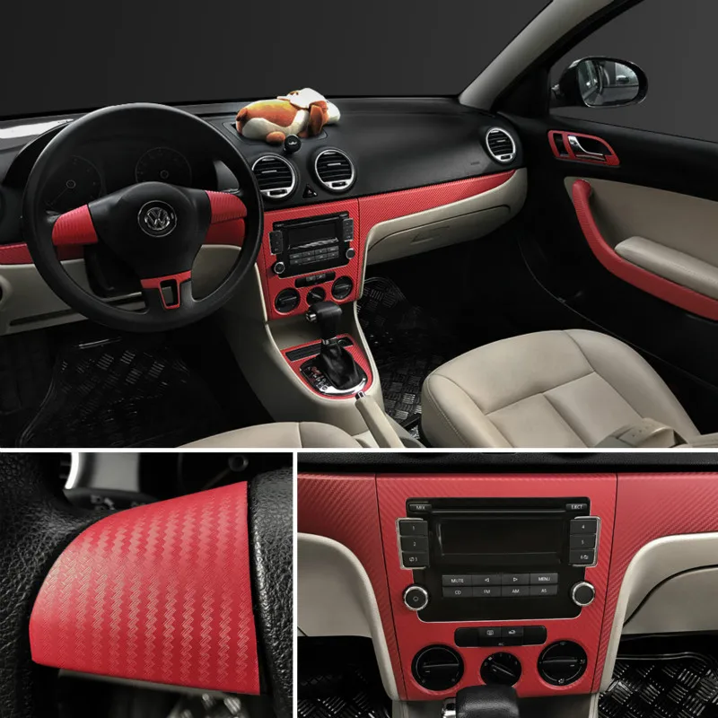 Car styling Interior Accessories 3D Carbon Fiber Film sticker For Alfa Romeo 159 147 156 166 Giulietta 5 GT Mito 1 Spider Brera |