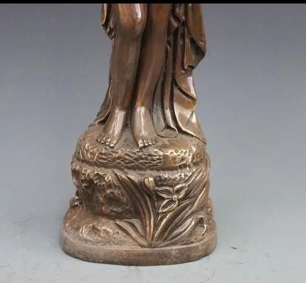 Бронзовая медная красивая художественная скульптура Белль в западном стиле 17