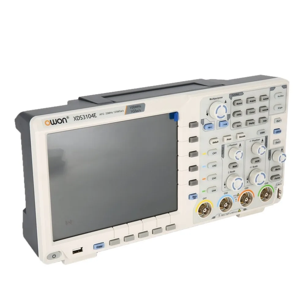 OWON XDS3104E четыре канала глубокой памяти ЖК дисплей цифровой осциллограф Scopemeter Scope