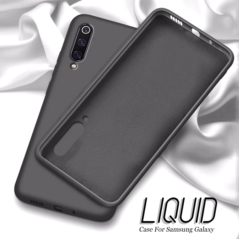 Жидкий чехол для Samsung Galaxy A20 A30 A40 A50 A70 galaxy s8 s9 s10 plus note 8 9 a10 m10 m20 m30 чехол|Бамперы| |