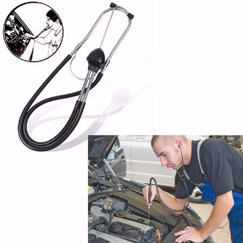 2Pcs Car Engine Block Stethoscope Auto Tester Analyzer Detector Automotive Mechanics Super Sensitive Diagnostic Hand Tool | Инструменты