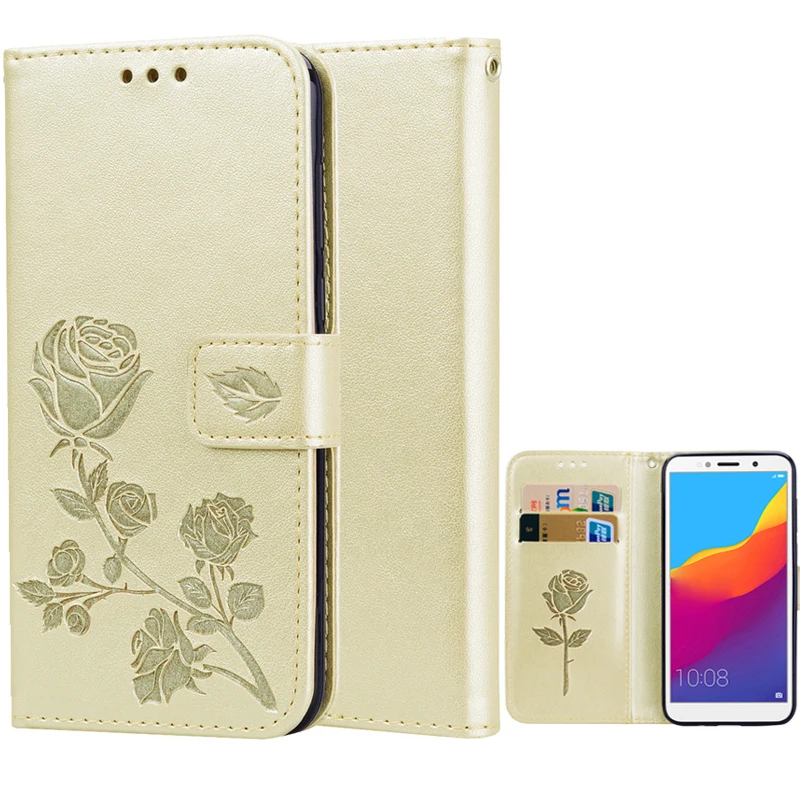 Gold Кожаный чехол для huawei P Smart Z чехол-кошелек кожаный флип-чехол для huawei P Smart Z PSmart PSmartZ SmartZ - Цвет: Gold
