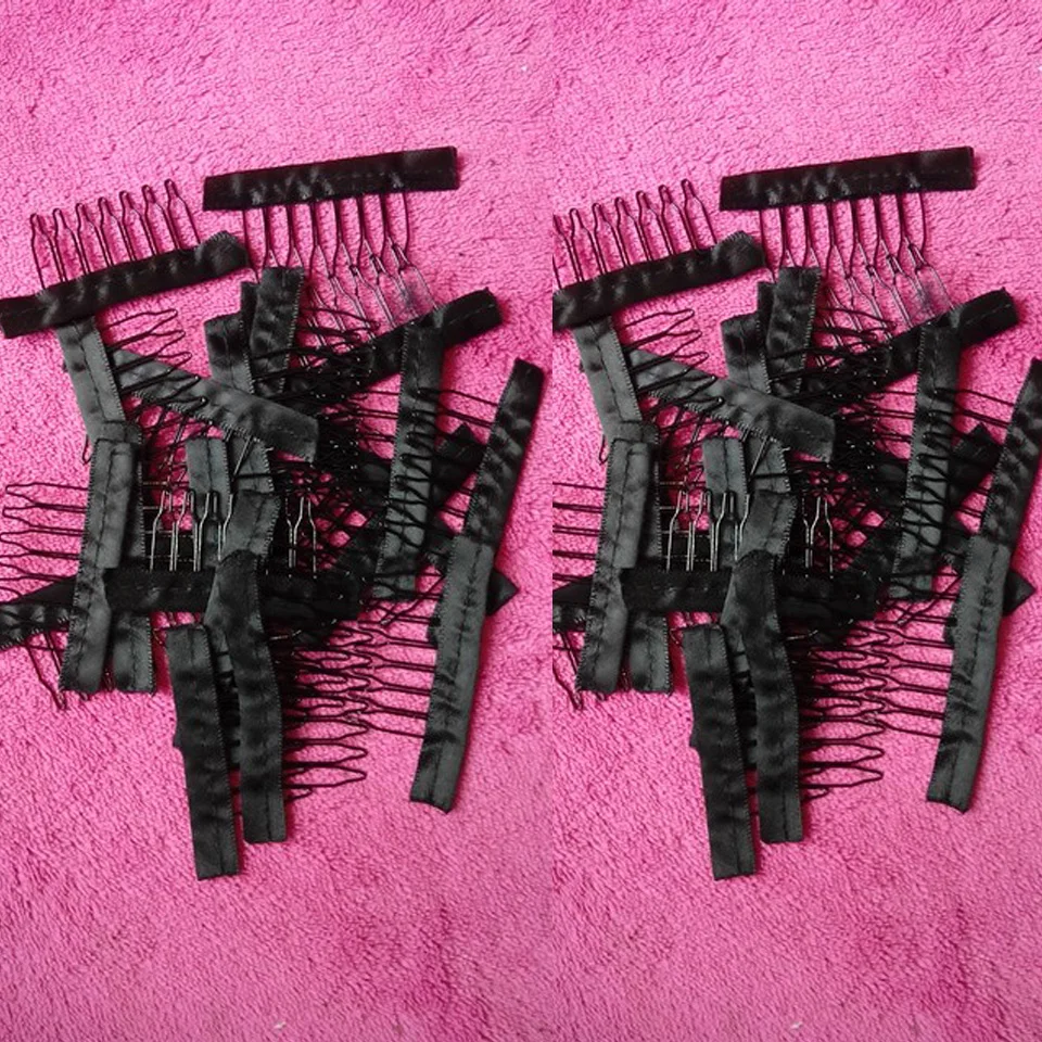 Парик с 6 зубцами аксессуары для волос черные расчески зажимы 20 шт./лот|accessories