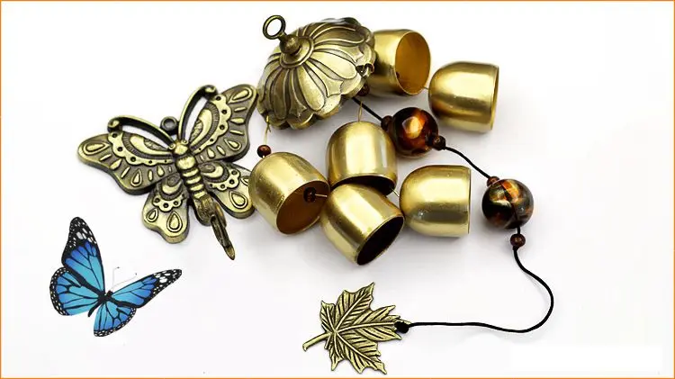 Бесплатная доставка (1 шт./компл.) ветряные колокольчики в китайском стиле бабочка