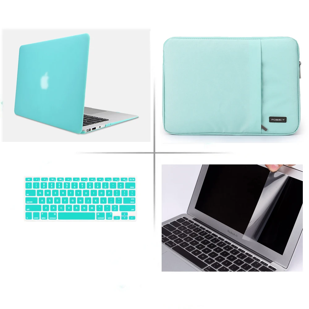 POSEIT 4in1 Матовая Жесткий laptop sleeve сумка крышка клавиатуры ЖК-дисплей для Apple Macbook Pro 13 дюймов CD Встроенная память Модель: A1278