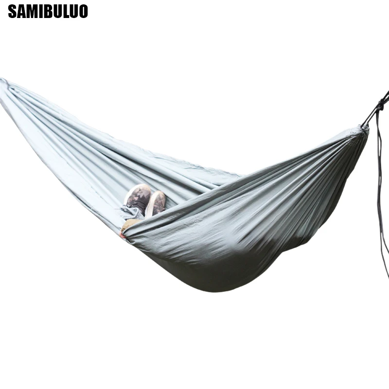 Сверхлегкий гамак парашют для кемпинга нейлоновые складные качели с 2 ремешками