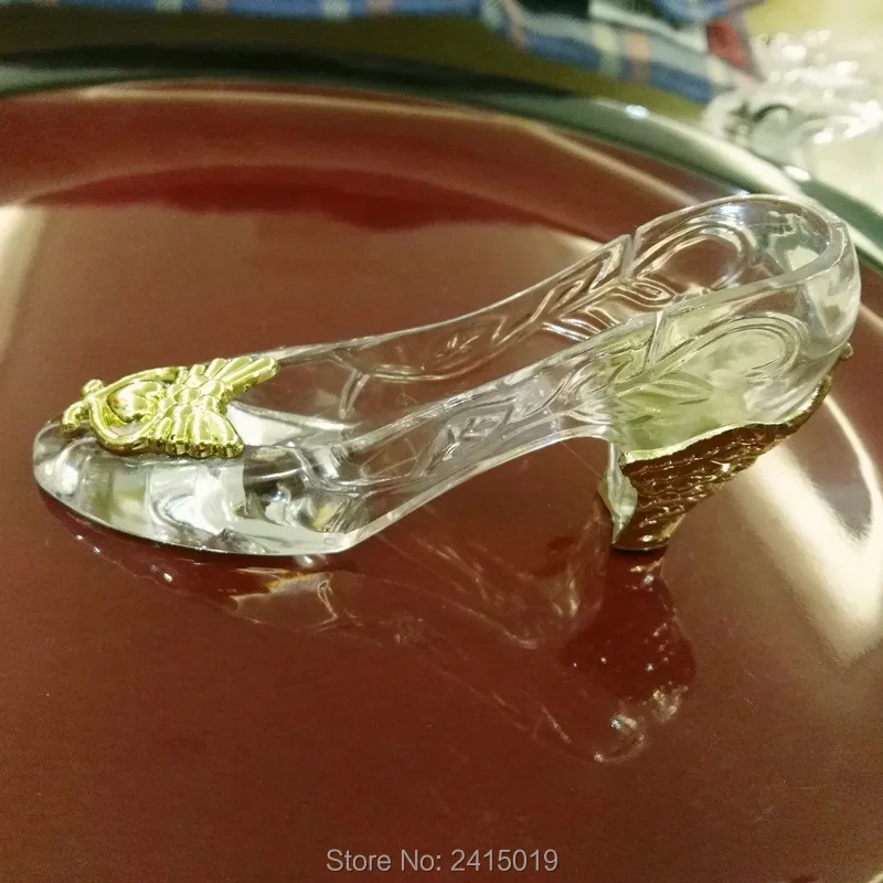 Прозрачная шкатулка для конфет на высоком каблуке 12 шт.|deco box|deco filledeco baby shower |