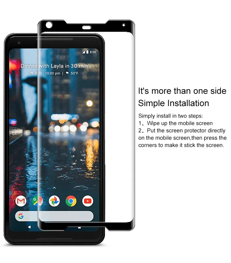 SRHE для Google Pixel 2 стекло 3D закаленное 9H HD полное покрытие для Google Pixel 2 XL Pixe2 XL Закаленное стекло протектор экрана