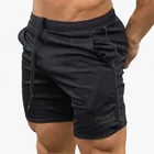 Мужские летние спортивные шорты, повседневные спортивные штаны для фитнеса, бодибилдинга, тренировок