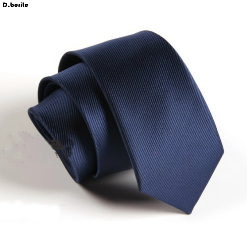 Мужской темно синий однотонный галстук тонкий женский классические галстуки для