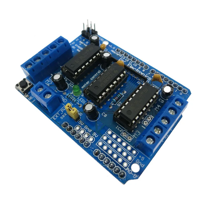 L293D щит управления двигателем плата расширения привода двигателя для Arduino Щит