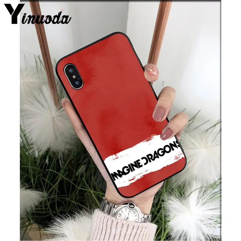 Yinuoda Ночная музыка imagine Dragon music кожаный чехол для телефона чехол для Apple iPhone 8 7 6 6S Plus X XS MAX 5 5S SE XR чехол