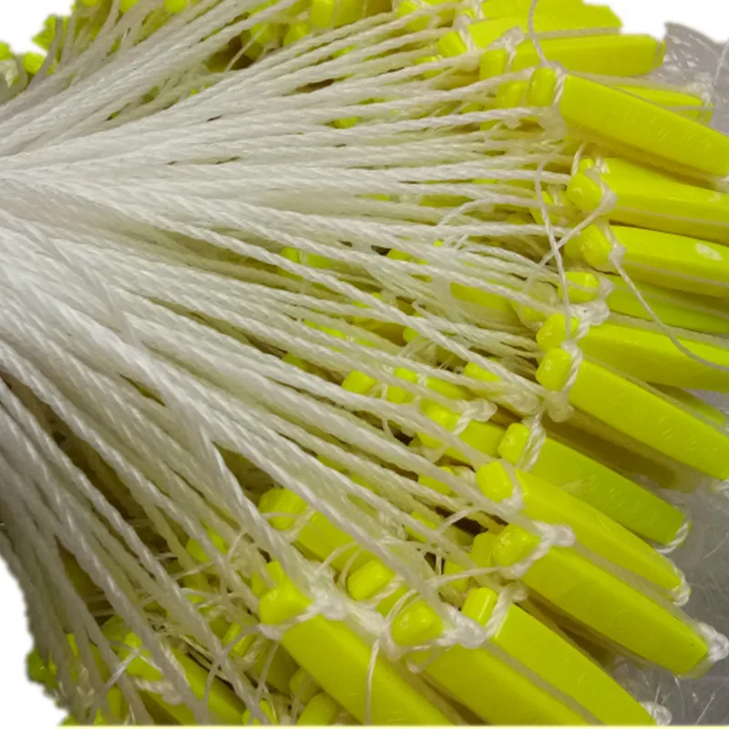 Прочная рыболовная сеть глубина 3 м однонитевая нейлоновая желтая длина 80