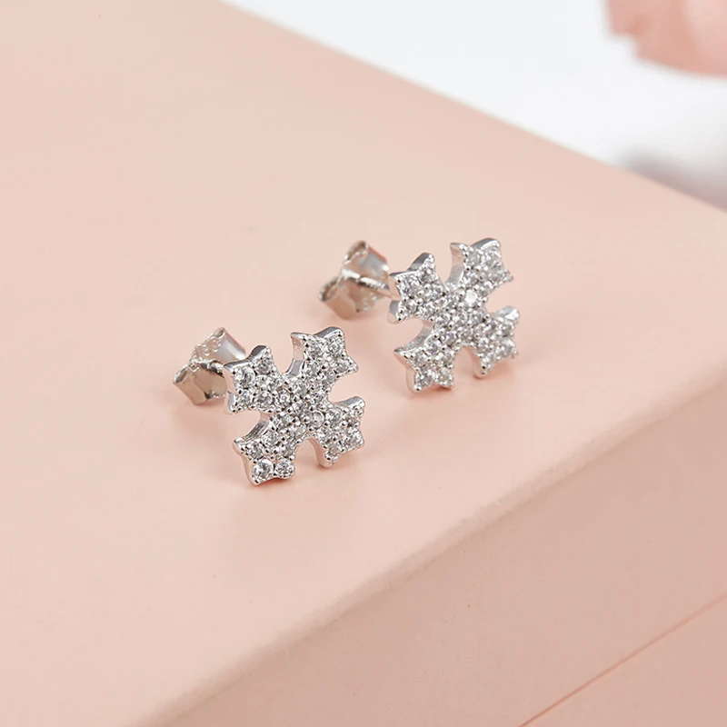 Женские серьги из серебра 925 пробы с цирконом AAA | Украшения и аксессуары