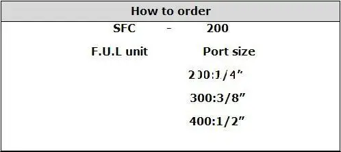 SFR-400 SFR-200 SFR-300 Пневматический воздушный фильтр Регулятор BSP 1/2"