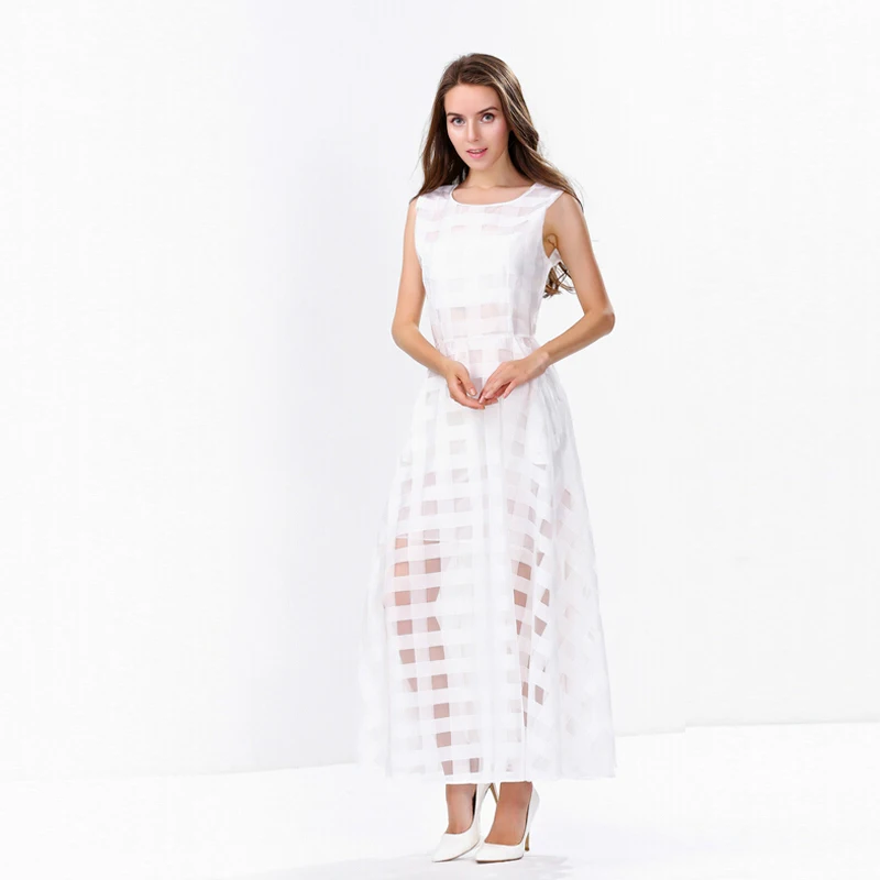 LERFEY Vestidos женское летнее платье Элегантное винтажное клетчатое белое черное из