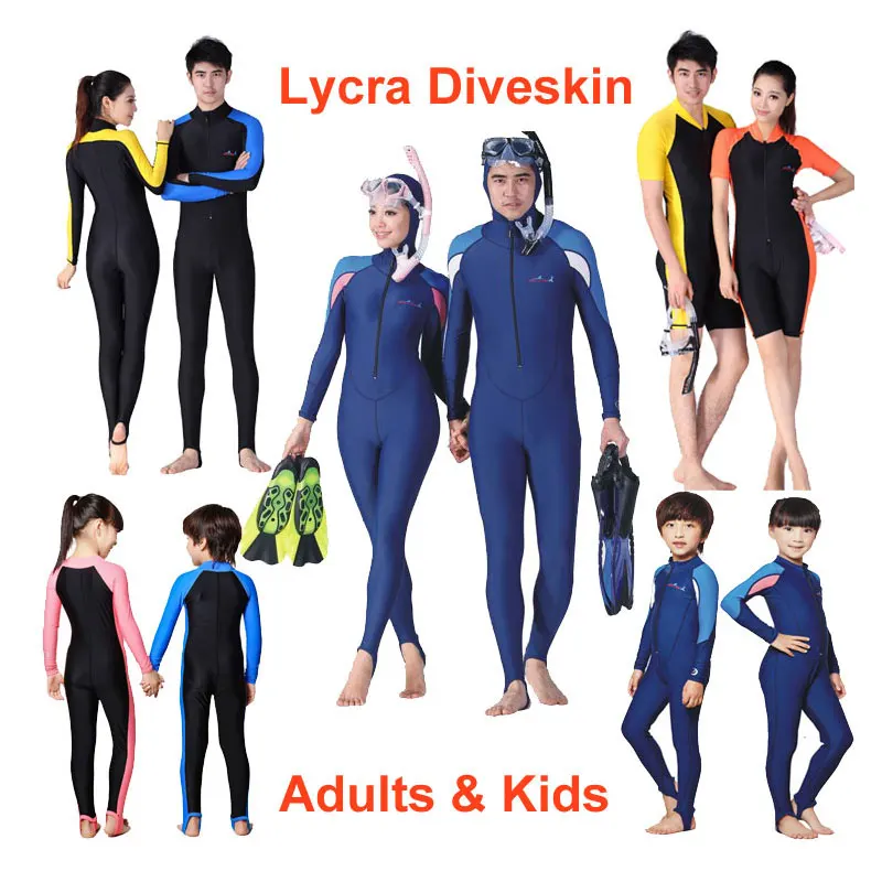 Купальник для подводного плавания с лайкрой полный гидрокостюм дайвинга
