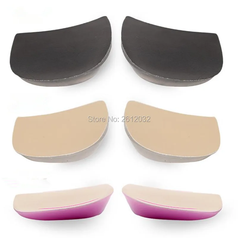 Heel Pads Soft Leather Shoe Insole Men Women O / X-type Legs Orthotics Orthopedic Correction F2017723 | Красота и здоровье