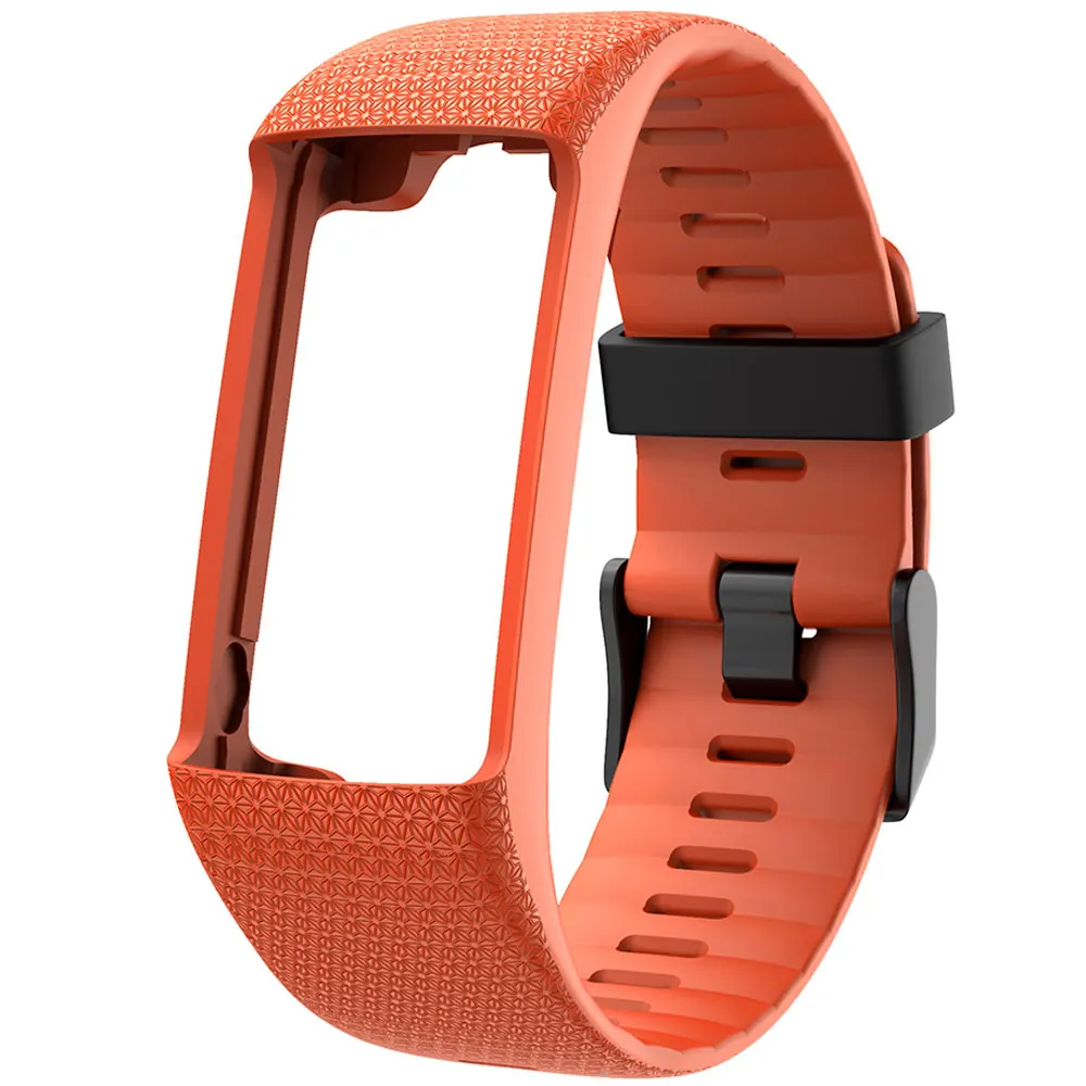 Orange Мягкий силиконовый сменный ремешок для часов браслет для Polar A360 A370 gps часы браслет умные часы с ремнем ремешок для часов - Цвет: Orange