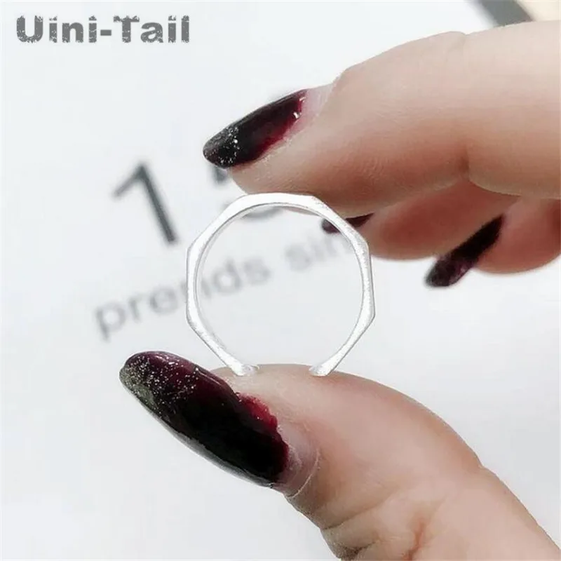 Uini Tail Горячая новинка 925 Стерлинговое Серебро модный дизайн ореха Корейская