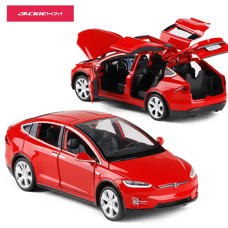 Модель X Tesla 1:32 модель S из сплава автомобиля литой игрушечный автомобиль