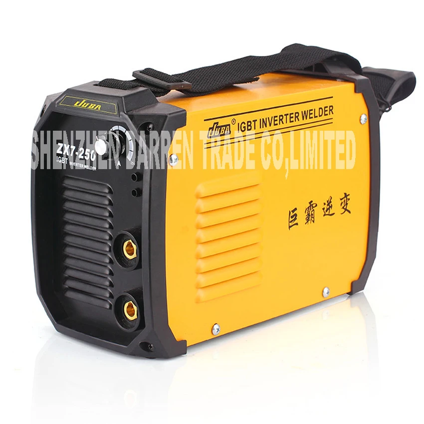 Новый 220V 6.5KW портативный сварочный аппарат IGBT инвертор дуговой ZX7 250 с держателем