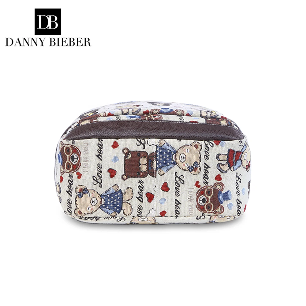 Дэнни Бибер женские рюкзаки школьные сумки с кармана сотовый телефон мягкий