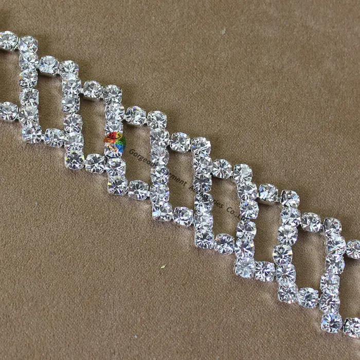 1 ярд блестящая Чешская прозрачная фотоблестящая цепочка украшение своими