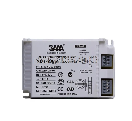 3AAA мгновенный старт AC электронный балласт YZ-140EAA FC/T5-C 40W T5 петлевые люминесцентные лампы