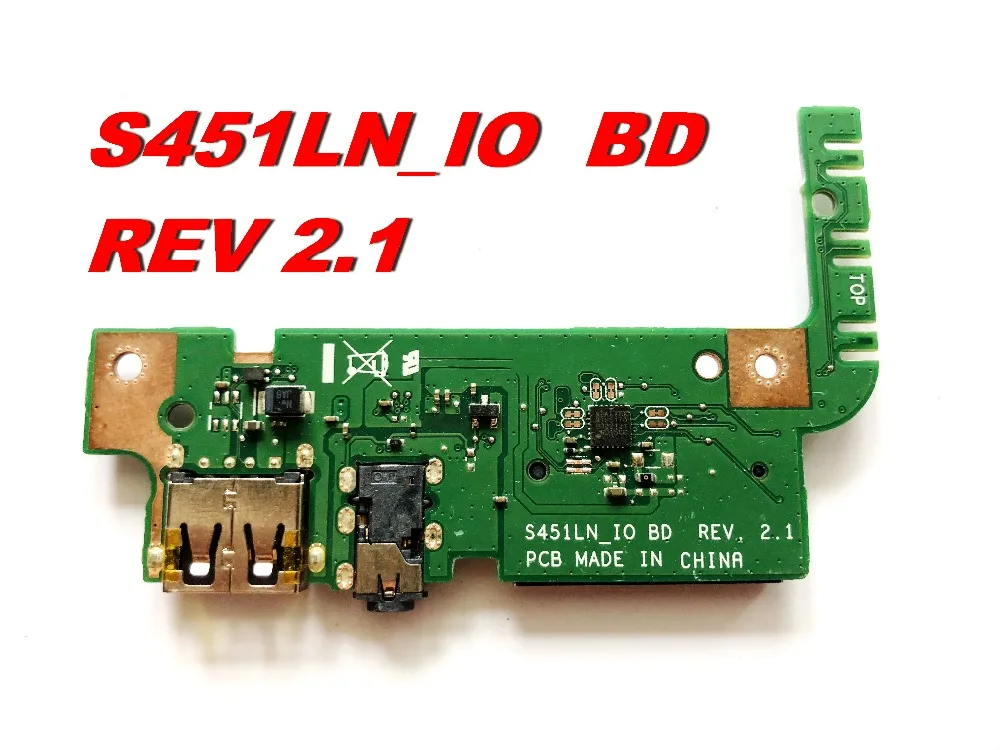 Оригинал для ASUS S451LN USB аудио SD карта S451LN_IO BD REV 2 1 протестирована хорошая